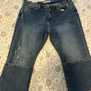 KanCan Dark Blue Flare Jeans